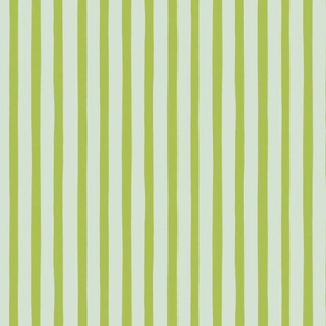 Thick stripes, green