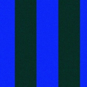 Sunkissed Stripes: royal azure and deep forest green