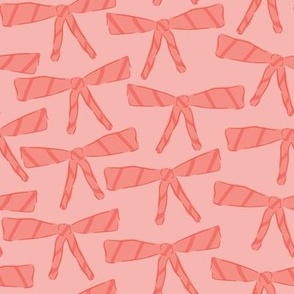 stripe BOWS - pink