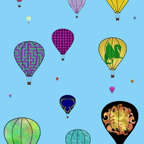 Hot Air Balloon Mini-Mural - Proof of concept