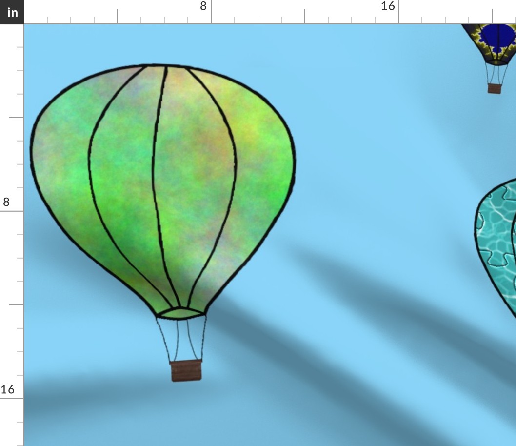 Hot Air Balloon Mini-Mural - Proof of concept