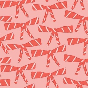 stripe BOWS red