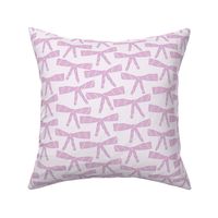 stripe BOWS pastel lilac