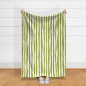 Pea Green Stripes, 24-inch repeat