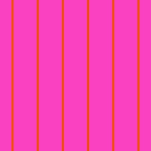 pinstripes_poppy on hot pink