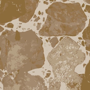 Terrazzo, brown natural stone texture