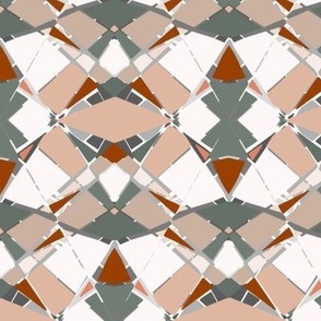 Geometric mosaic   in pastel colors