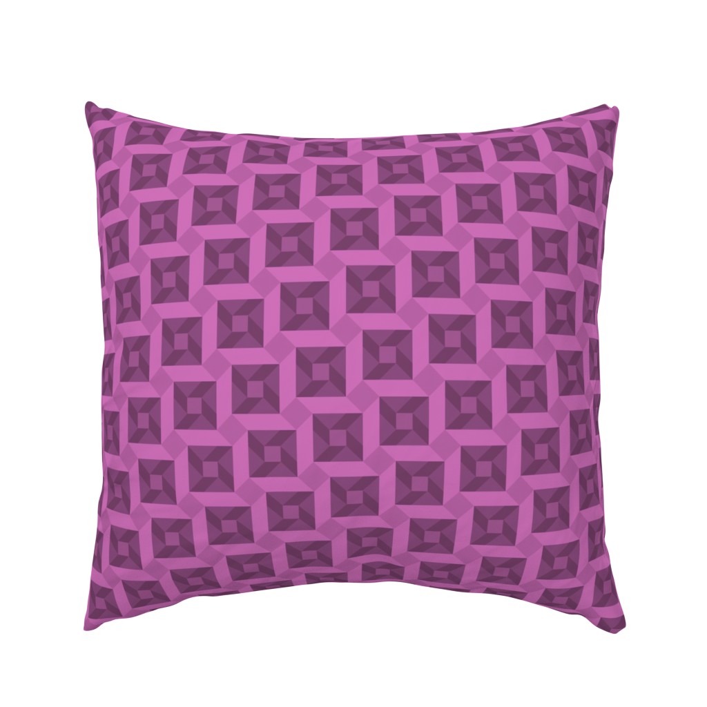 Geometric Pattern: Sanchez: Aubergine