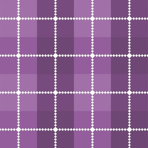 Dotted Grid Pattern Lilac Medium Scale