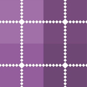 Dotted Grid Pattern Lilac large scale