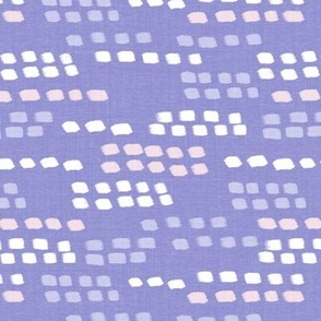 Abstract Cube Collage - Structured Squares with texture in light Violet Tone