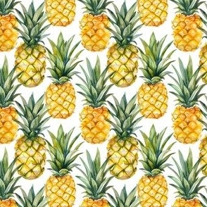 Watercolor Pineapples - small 