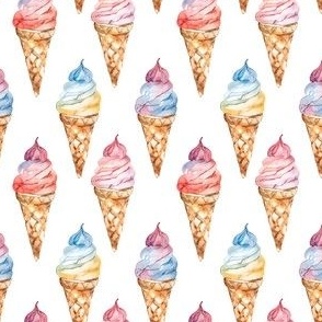Pastel Ice Cream Cones - small 