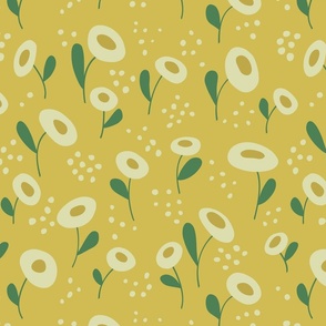 Daisy Field - Yellow //Large