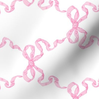 Railroaded Small Hannah_Ribbon_Trellis_Valentine_Pink_on_White