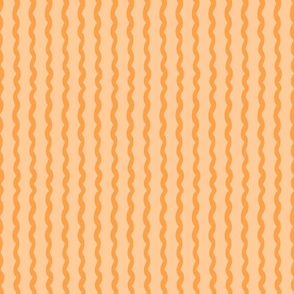 Orange jellyfish tendrils, stripes