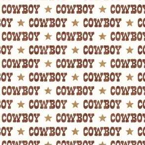 Cowboy -  Western - Rust - LAD24