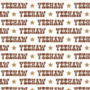 Yeehaw - Cowgirl/Cowboy Western - Rust - LAD24