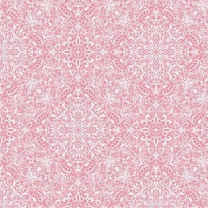 Chantilly Lace charcoal coral pink small scale