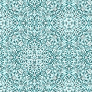 Chantilly Lace teal small scale