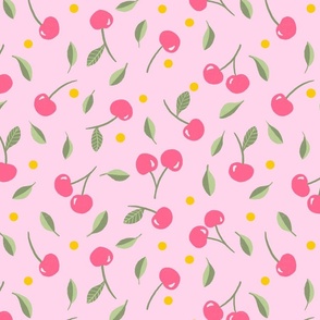 Tossed Cherries - Pink