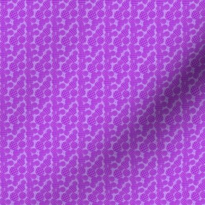 1:12 scale cross hatch purple dots for dollhouse miniatures