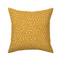 Cute Dots White On Yellow