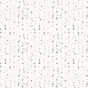 Soft Blue and Cream Watercolor Speckles Fabric - XS