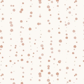 Soft Pink and Cream Watercolor Speckles Fabric - M