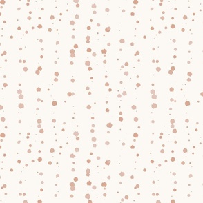 Soft Pink and Cream Watercolor Speckles Fabric - S