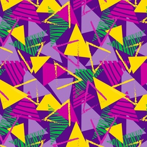 Abstract triangle medium print design