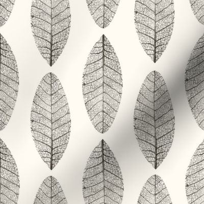 Textured leaf neutral black cream palette (large)