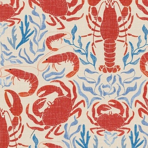 ( L ) Textured dance of the crustaceans