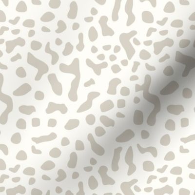 SIMPLE ABSTRACT BOHO ANIMAL LEOPARD NEUTRAL BEIGE