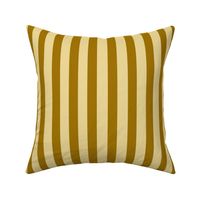 Small  Bold Circus Pastel yellow and brown Brush Stripes Fabric 