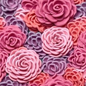 crochet rose garden