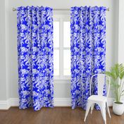 Palm Breeze Paradise Toile  - Bright Royal - New