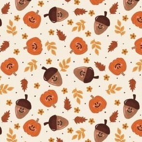 Happy Acorn Pumpkins