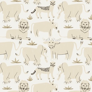 Dreamy Safari Adventure - light beige nursery