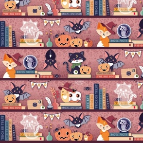 S / cute Halloween Library
