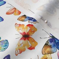 Harmony in Flight: Watercolor Libra Butterfly Bug Print
