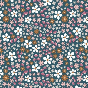 Ditsy meadow: floral pattern M