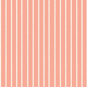 Pink Whisper Inked Stripes - S