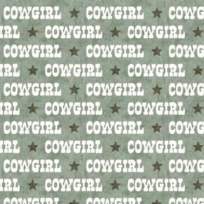 Cowgirl - Cowgirl/Cowboy Western - sage - LAD24
