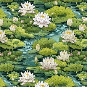 Zen Lotus Pond-6