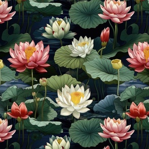 Zen Lotus Pond-13