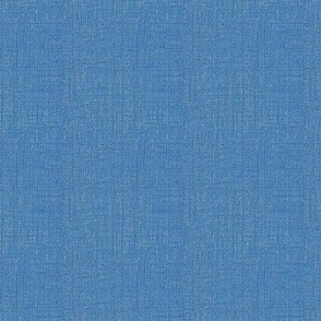 Faux Burlap hessian woven solid in Cornflower blue