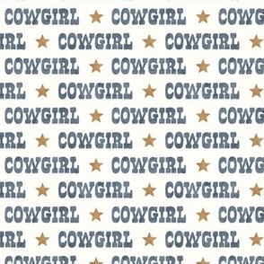 Cowgirl - Western - blue/cream - LAD24