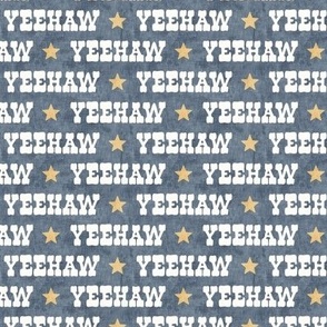 Yeehaw - Cowgirl/Cowboy Western - blue - LAD24