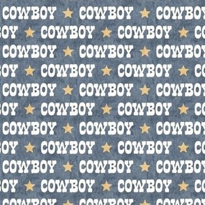 Cowboy -  Western - blue - LAD24